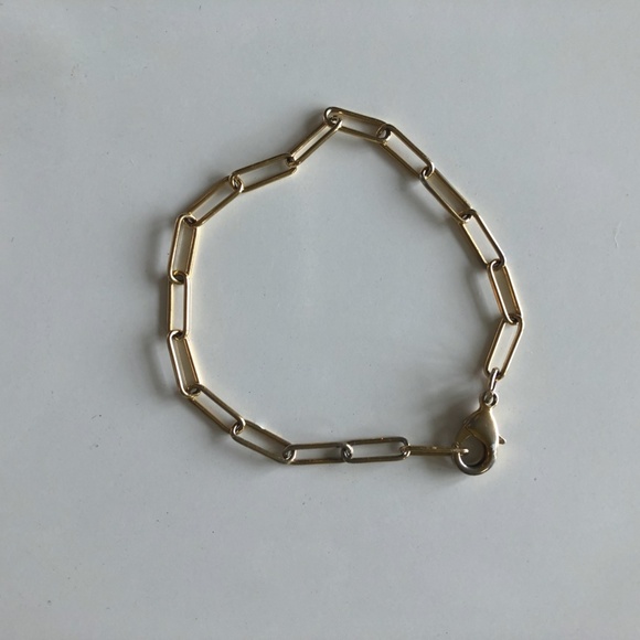 Jennifer Tuton Open Links Paperclip Bracelet - Picture 2 of 2